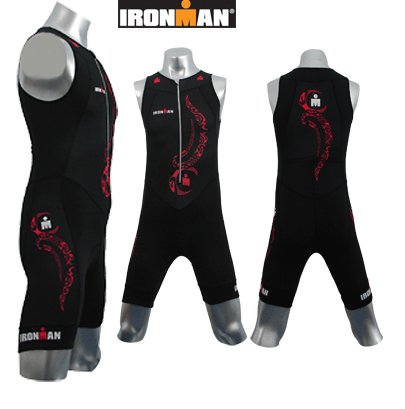Herren Triathlon Einteiler Ironman Tattoo II SL Multisport Suit SZR