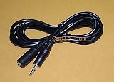 Cables Unlimited AUD-1000-25 3.5mm Male to Female Stereo Cable (25 Feet, Black)