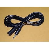 Cables Unlimited AUD-1000-25 3.5mm Male to Female Stereo Cable (25 Feet, Black)