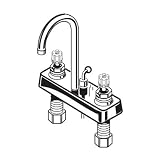 American Standard 7401.172H.002 Heritage Centerset Faucet, Polished Chrome