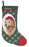 Personalized Dog Christmas Stocking - Golden Retriever