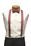 Kansas Suspenders - University of Kansas Red Suspenders with Jayhawk Logo