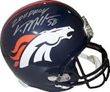 Von Miller Autographed/Hand Signed Denver Broncos Full Size Replica Helmet 2011 DROY