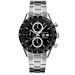 TAG Heuer Men's CV2010BA0794 Carrera Black Dial Watch