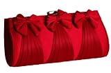 EyeCatchBags - Allure Ladies Prom Wedding Bridal Party Evening Clutch Bag Handbag Red