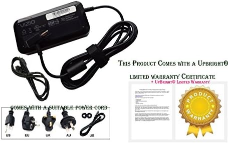 UpBright® NEW Genuine OEM Original AC / DC Adapter For Vizio CN15 CN15-A5 15.6" Notebook Laptop Power Supply Cord Cable Charger Input: 100V - 240 VAC 50/60Hz Worldwide Voltage Use Mains PSU