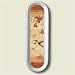 Kitchen & Housewares : Spoon Rest ~ Hummingbird -red ~ 11 inches x 3.5 inches ~ heavy ceramic ~ code 510