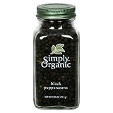 Simply Organic Black Peppercorns, 2.65-Ounce Container (Pack of 5)