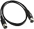 Monoprice MIDI Cable with 5 Pin DIN Plugs, 3-Feet, Black (108532)