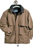 Big Mens Challenger 3/4 Park Jacket with Contrast Color Fleece Lining by TR Gold (Big & Tall and Re
