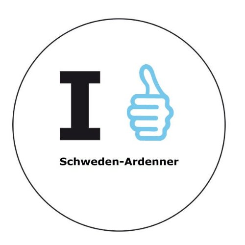 I like Schweden-Ardenner Aufkleber