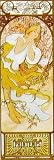 Les Saisons - Printemps by E. Mucha. Art Print Poster FRAME IT.. 8 inches width by 19.5 inches height. Highest Quality Art Poster Print