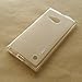 Nokia Lumia 730 / 735 Case, J&D [Drop Protection] Lumia 730 735 Case [Slim Cushion] Protective Shock Absorption Jelly Slim Case for Nokia Lumia 730 735 (Translucent Matte)
