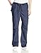 Koi Men's James Elastic-Waist Scrub Pants with Zip Fly and Drawstring Waist, Navy, Large