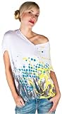 AnM Flutter Sleeve Avant Garde Top - White