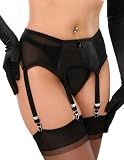 What Katie Did Maitresse Black Narrow Suspender Belt L2010