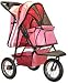 Kitchen & Housewares : Backtrail Heavy Duty Pet Stroller ? Pink