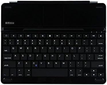 BOW Ultrathin iPad Bluetooth Wireless Keyboard Aluminum Cover Case with Built-in Stand for iPad 2/3/4, 78 Keys Smart Keyboards. Black Color