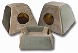 K&H 3073 Thermo-Kitty Cabin - Sage - 16 x 16 Inch