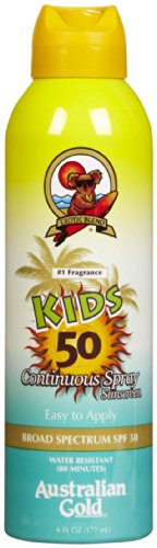 Australian Gold SPF 50+ Continuous Spray Kids, 6 Ounce