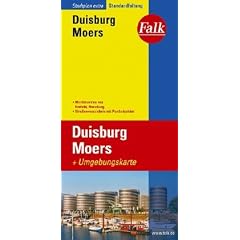 Falk Stadtplan Extra Standardfaltung Duisburg / Moers