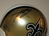 Drew Brees New Orleans Saints Signed Autographed Mini Helmet Coa Matching Holograms