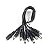 Female 2.1mm Jack to 8 Male 2.1mm Plugs CCTV Power Y Adapter