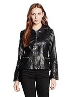 Vanilia Cazadora Piel (Negro)