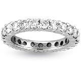 3.00ct tw Shared Prong All Around Eternity Band HI SI Quality 14k Gold Bridal Ring
