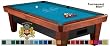 7' Simonis 860 Tournament Blue Pool Table Cloth Felt