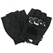 New Carbon Knuckles Fingerless Padded Leather Gloves * Extra Large