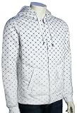 Hurley Iconic Print Zip Fleece Hoody - Whitewash