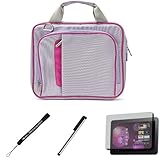 Pink Travel Smart Carrying Case with Optional Adjustable Shoulder Strap For ....