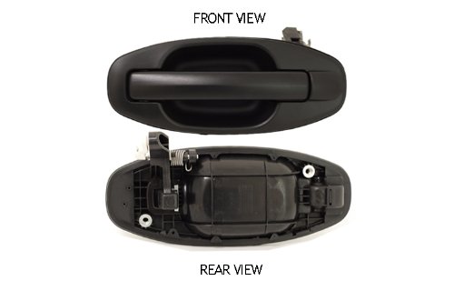 Hyundai Santa Fe Black Outside Rear Driver Side Replacement Door Handle