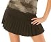 Apparel : Folter WOMENS PLEATED BLACK MINI SKIRT