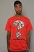Freshjive The Question Authority Tee in Red,T-shirts for Men