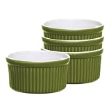 Emile Henry Ramekin, Olive, Set of 4