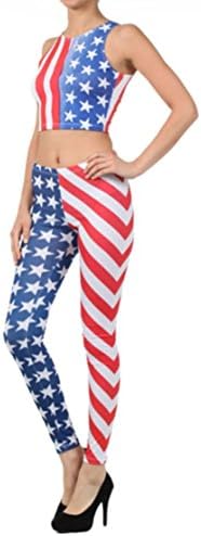 U.S.A American Flag Legging Bottom