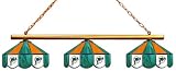 NFL Miami Dolphins Three Shade Stained Glass Billiard Table Lamp