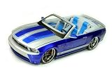 2010 Ford Mustang GT Convertible Blue 1:18 Custom
