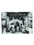 50's French Bistro Glass Cutting Board