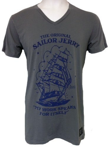 Sailor Jerry HOMEWARD BOUND Mens V Neck Shirt