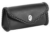 ALC Saddlebags 8266B-H Lone Star Premium Vinyl High Mount Windshield Bag with Braid