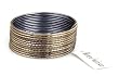 Set of 12 Piece Beachcombers Western Fashion Indian Ethnic Bangle Bracelets with Gold Accent - Blue Gray