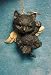Angel Kitten Christmas Ornament Black Kitty Cat