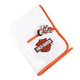 Harley Davidson White Fleece Receiving Blanket Baby
