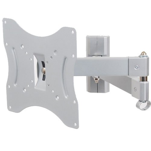 more about VideoSecu W42 Single Arm Wall Mount for most 23" to 37" LCD TV 20" Extending Arm Full Motion Wall Mount Silver