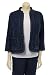 Ruffle Trim Jacket in Indigo by Alfred Dunner Petites (12P)