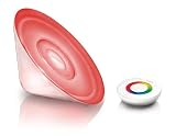 Philips - LivingColors LED - Gen 2 Conic, Transparent, Luminaire dambiance design, télécommande incluse - 6916660PH