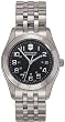 Victorinox Swiss Army Men's Alliance 24669 Silver Titanium Quartz Watch with Black Dial